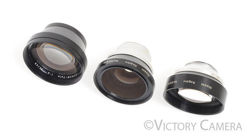 Nikon Nikkorex F / Auto 35 35mm Conversion Lens Set -Read- - Victory Camera