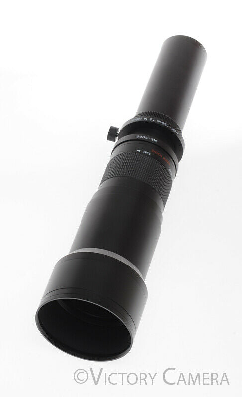 Commander 650-1300mm F8.0-16 Telephoto Zoom Lens White T-Mount Lens -Mint-