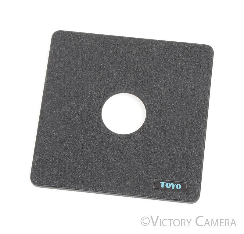 Toyo 4x5 View Camera #1 Lens Board -Clean-