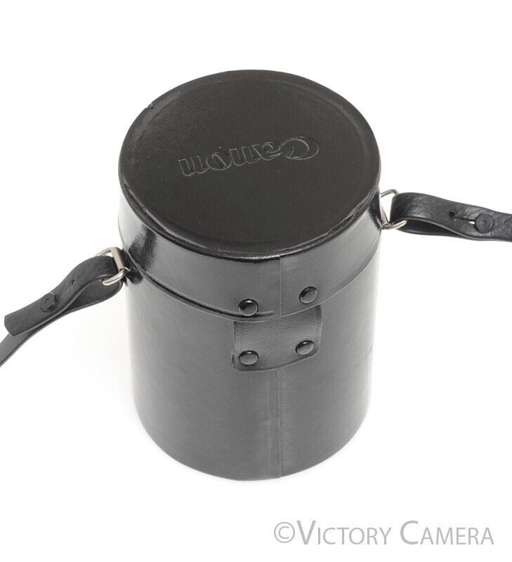 Canon Black Leather Lens Case &quot;D&quot; for 135mm f2.5 85mm f1.8 100 f2.8 (~3&quot; x 4&quot;)
