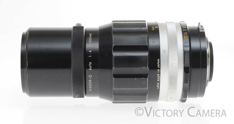 Nikon Nikkor-Q 200mm f4 Photomic non-AI Lens