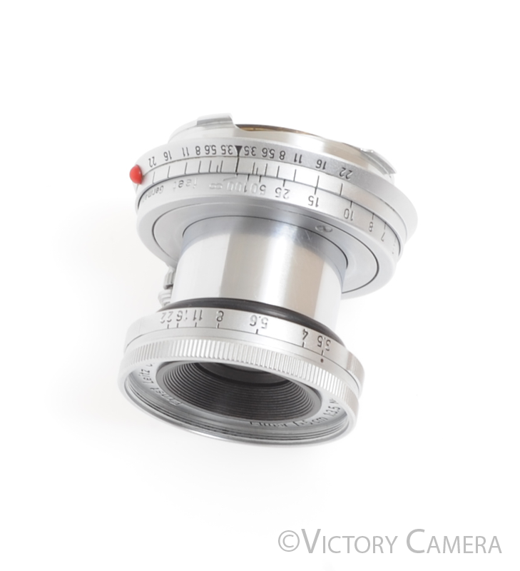 Leica 5cm 50mm f3.5 Elmar M Mount Collapsible Lens - Victory Camera